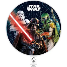 Global Licence Srl 8db papírtányér 23cm STAR WARS GALAXY party kellék