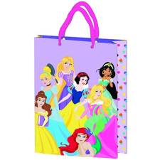 Global Licence Srl Ajándéktasak 23x18x8,5cm, laminált műanyag felülettel - Disney Princess party kellék