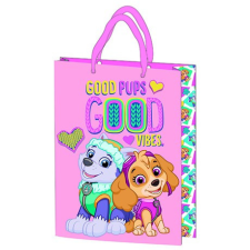 Global Licence Srl Ajándéktasak 23x18x8,5cm, laminált műanyag felülettel - Paw Patrol Pink party kellék