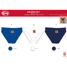 Global Licence Srl Bing kisfiú alsó - 3 darabos pamut alsó - - gyerek alsó