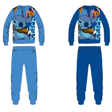 Global Licence Srl Disney Stitch pamut flanel gyerek pizsama - középkék - 110