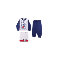 Global Licence Srl Hosszú vékony pamut gyerek pizsama - Mickey egér - 128 - sötétkék