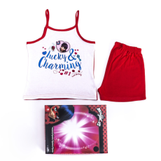 Global Licence Srl Katicabogár és Fekete Macska kalandjai kislány pamut pizsama - ujjatlan pizsama - nyári együttes - p