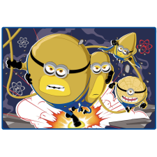 Global Licence Srl Minyonok szőnyeg, fürdőszobai kilépő - 80 x 120 cm lakástextília