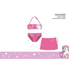 Global Licence Srl Unikornis fürdőruha szett kislányoknak - bikini+szoknya - rózsaszín - 110 gyerek fürdőruha