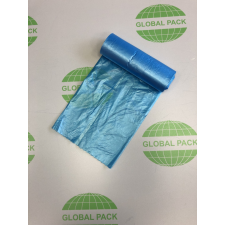 Globál Pack 50x50/10 pe hulladékgyűjtő zsák kék tisztító- és takarítószer, higiénia