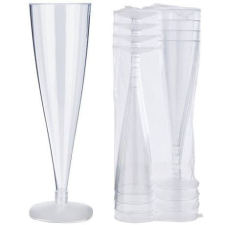 Globál Pack Műanyag Pezsgős pohár 100 ml / 120db party kellék