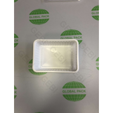 Globál Pack Varia doboz fehér 750 ml PP mikrózható papírárú, csomagoló és tárolóeszköz