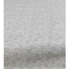 Globaltex Apró szürke virágos virágos pamut terítő 140x210cm lakástextília