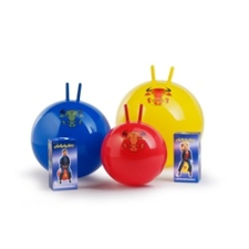 Globetrotter Junior ugráló labda, 42cm, füles labda sportjáték