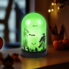 Globiz international Halloween-i LED dekor - zöld - 3 x AAA - 8 x 12,5 cm
