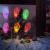 Globiz International Kft. Karácsonyi LED-es fényfüzér - gél ablakmatrica - 6 LED - 2 x AA