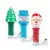 Globiz International Kft. Karácsonyi LED lámpa - színes LED-es - 13,5 cm - 3 féle