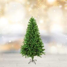 Globiz International Kft. Műfenyő - 150 cm - 3D lucfenyő - kétszínű - PVC (56485B) műfenyő