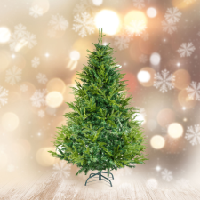 Globiz International Kft. Műfenyő - 180 cm - 3D lucfenyő - PE / PVC (56480C) műfenyő