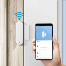 Globiz international Smart Wi-Fi-s nyitásérzékelő - 2 x AAA - öntapadós villanyszerelés