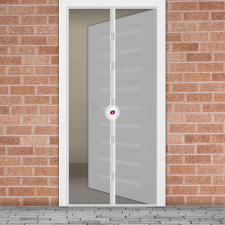 Globiz international Szúnyogháló függöny ajtóra 100x210cm fehér szúnyogháló