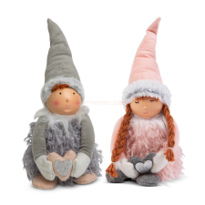 Globiz Karácsonyi baba - fiú / lány - 38 cm - 2 féle karácsonyi dekoráció