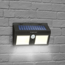 Globiz Mozgásérzékelős szolár reflektor - fali - COB LED kültéri világítás