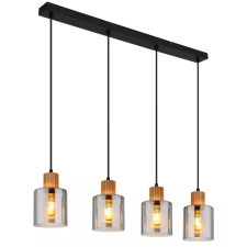 GLOBO 15768-4 ALEIDIS függeszték 25W 230V IP20 4xE27 fekete HxSzxM=780x120x1200mm világítás