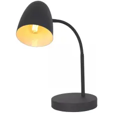 GLOBO 50870108 JASON asztali lámpa 25W 230V IP20 1xE14 fekete HxSzxM=x150x400mm világítás