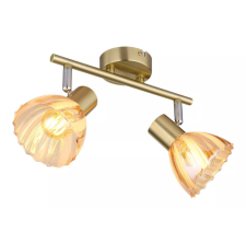 GLOBO 54315M-2 ZACHERY spotlámpa 40W 230V IP20 2xE14 sárgaréz matt HxSzxM=250x130x190mm világítás