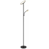 GLOBO 58011 SKOPO állólámpa 20W 230V IP20 1xLED fekete d=250 mm 1100lm