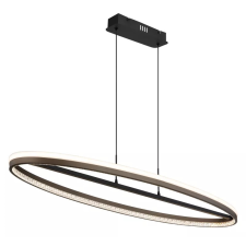 GLOBO 67179H1 DELLA LED függeszték 60W 230V IP20 1xLED fekete HxSzxM=1010x290x1500mm 2650lm világítás