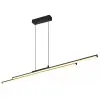 GLOBO 67342-24H KIRINA LED függeszték 24W 230V IP20 1xLED fekete HxSzxM=1100x60x1200mm 1800lm 3000K