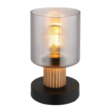 GLOBO Aleidis fekete-füstszínű  asztali lámpa (GLO-15768T) E27 1 izzós IP20 világítás