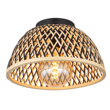 GLOBO COLLY 15767D bambusz mennyezeti lámpa, 1x15W E27 LED világítás