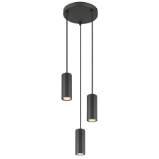 GLOBO JAMES függeszték 3-as Szürke 3xGU10 25W világítás