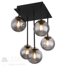 GLOBO JORGE 56136-5D Mennyezeti könnyűfém matt fekete világítás