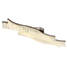 GLOBO Juliet szürke-átlátszó LED mennyezeti lámpa (GLO-67348D) LED 1 izzós IP20 világítás