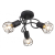 GLOBO – lighting Globo Lighting XARA I Deckenleuchte Metall schwarz, 3xE14, 54802S-3D