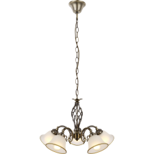 GLOBO Odin sárgaréz-fehér csillár (GLO-60208-5) E27 5 izzós IP20 világítás