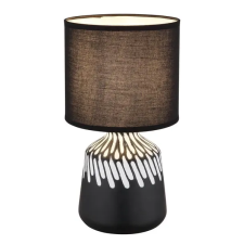 GLOBO Rela fekete asztali lámpa (GLO-21733S) E14 1 izzós IP20 világítás