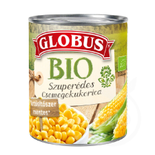 Globus bio szuperédes csemegekukorica konzerv 1 db konzerv