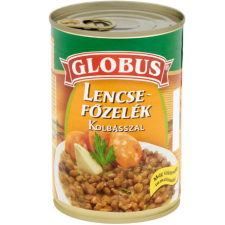  GLOBUS LENCSEFŐZELÉK KOLBÁSSZAL 400G konzerv