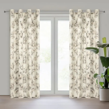  Gloria2 bársony sötétítő függöny Krémszín 140x250 cm lakástextília