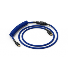 Glorious USB-C billentyűzet spirálkábel kék (GLO-CBL-COIL-COBALT) billentyűzet