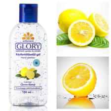 GLORY Kézfertőtlenítő gél - antibakteriális - 100 ml - Glory Citrom tisztító- és takarítószer, higiénia