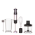 GLORY Professzionális függőleges turmixkészlet 5 az 1-ben Glory HB-8001 600 W teljesítménnyel, rozsdamentes acél penge, csendes, 12 fokozatú, turbó funkció, 600 ml-es csésze, 500 ml-es aprító, több