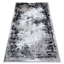 GLOSS Modern GLOSS szőnyeg 8493 78 vintage, elegáns, szürke / fekete 80x150 cm lakástextília