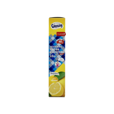 GLOSSY húzózáras illatos erős kukazsák 40L 53x60cm - Citrom - 10db tisztító- és takarítószer, higiénia