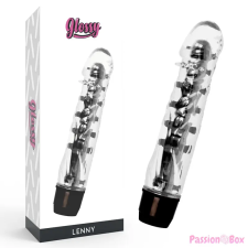 GLOSSY LENNY VIBRÁTOR - FEKETE vibrátorok
