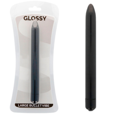GLOSSY - VÉKONY VIBRÁTOR FEKETE VIBRÁTOR vibrátorok