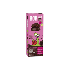 - Gluténmentes bob snail gyümölcssnack étcsokoládéban alma-málna 30g reform élelmiszer