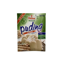  Gluténmentes haas natural dióízű pudingpor 40g alapvető élelmiszer
