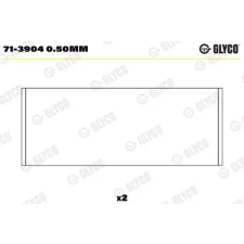 GLYCO hajtókar csapágy 71-3904 0.50mm autóalkatrész